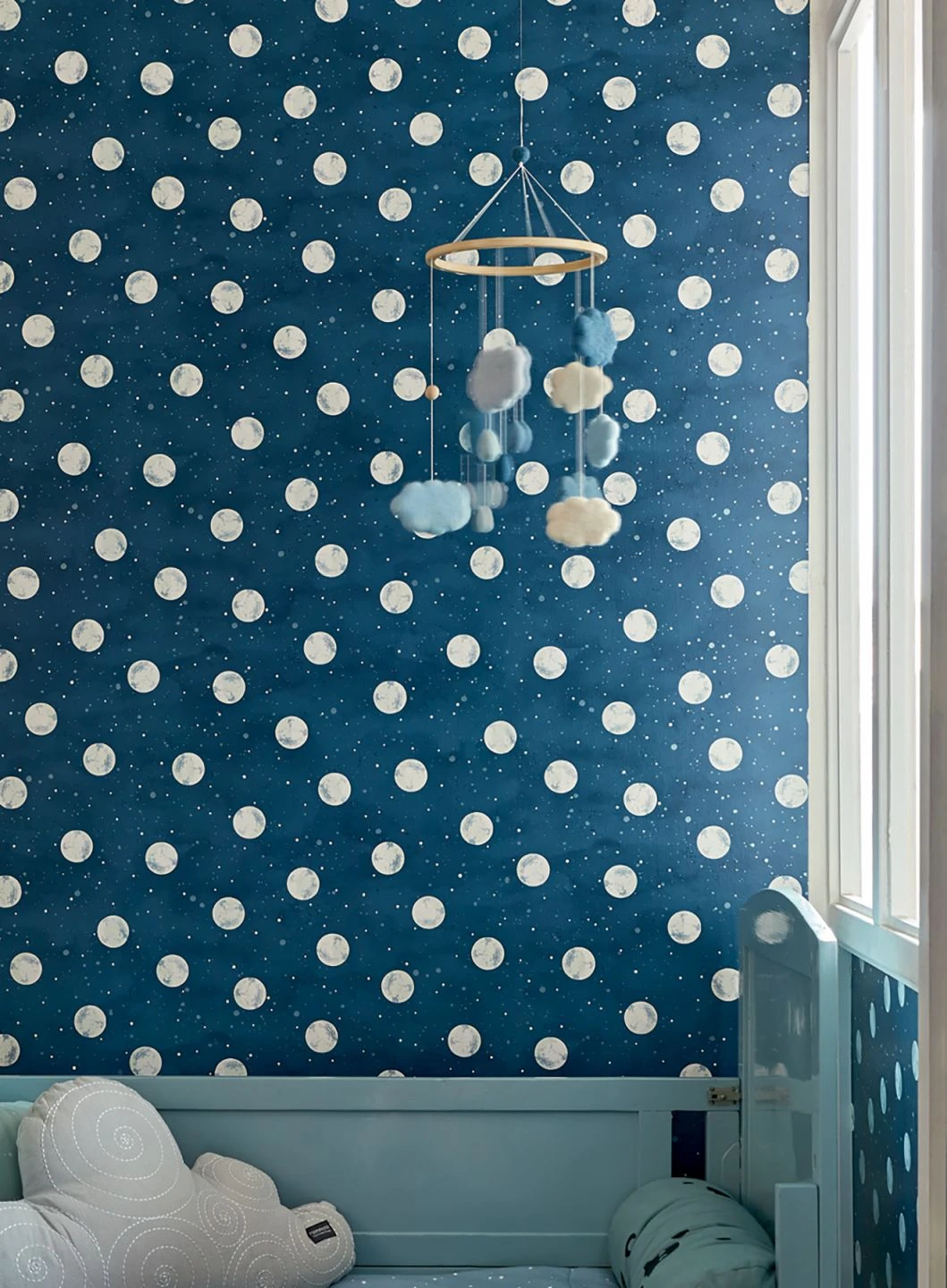 Tapete Antonin Saphirblau 1 Tapete Antonin Saphirblau