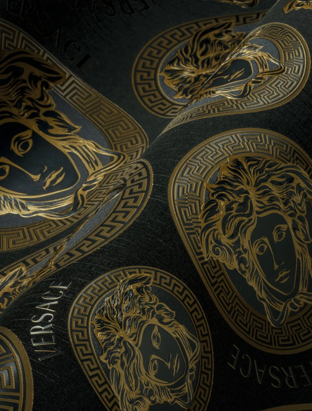 Versace Tapete Athene Schwarz 4 Versace Tapete Athene Schwarz - Image 4