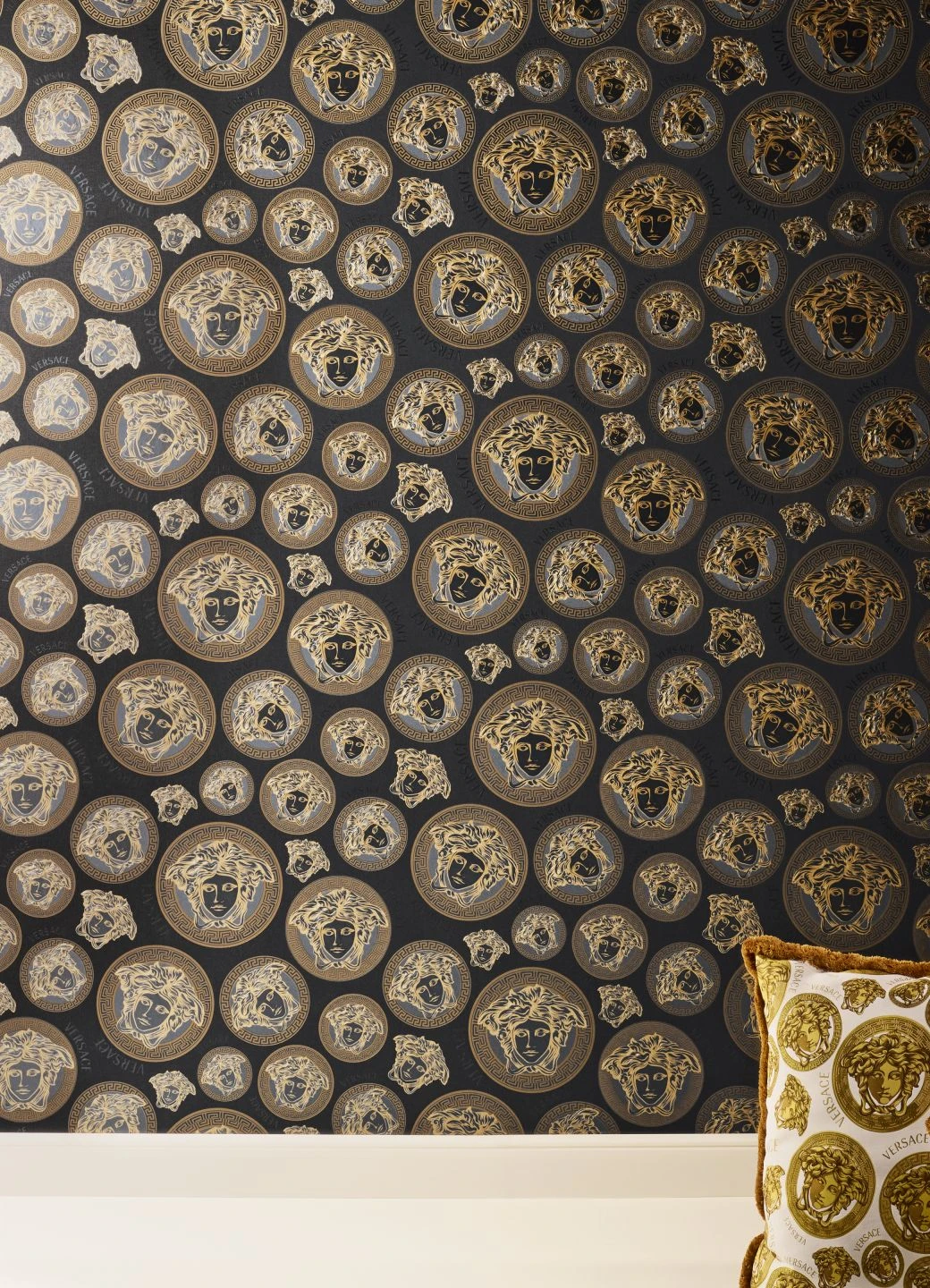Versace Tapete Athene Schwarz 5 Versace Tapete Athene Schwarz - Image 5