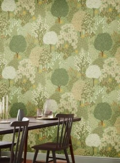 Tapete Aurora Schilfgrün 5 Tapete Aurora Schilfgrün -Tapetengeschäft Aurora B 431713 2880x1440