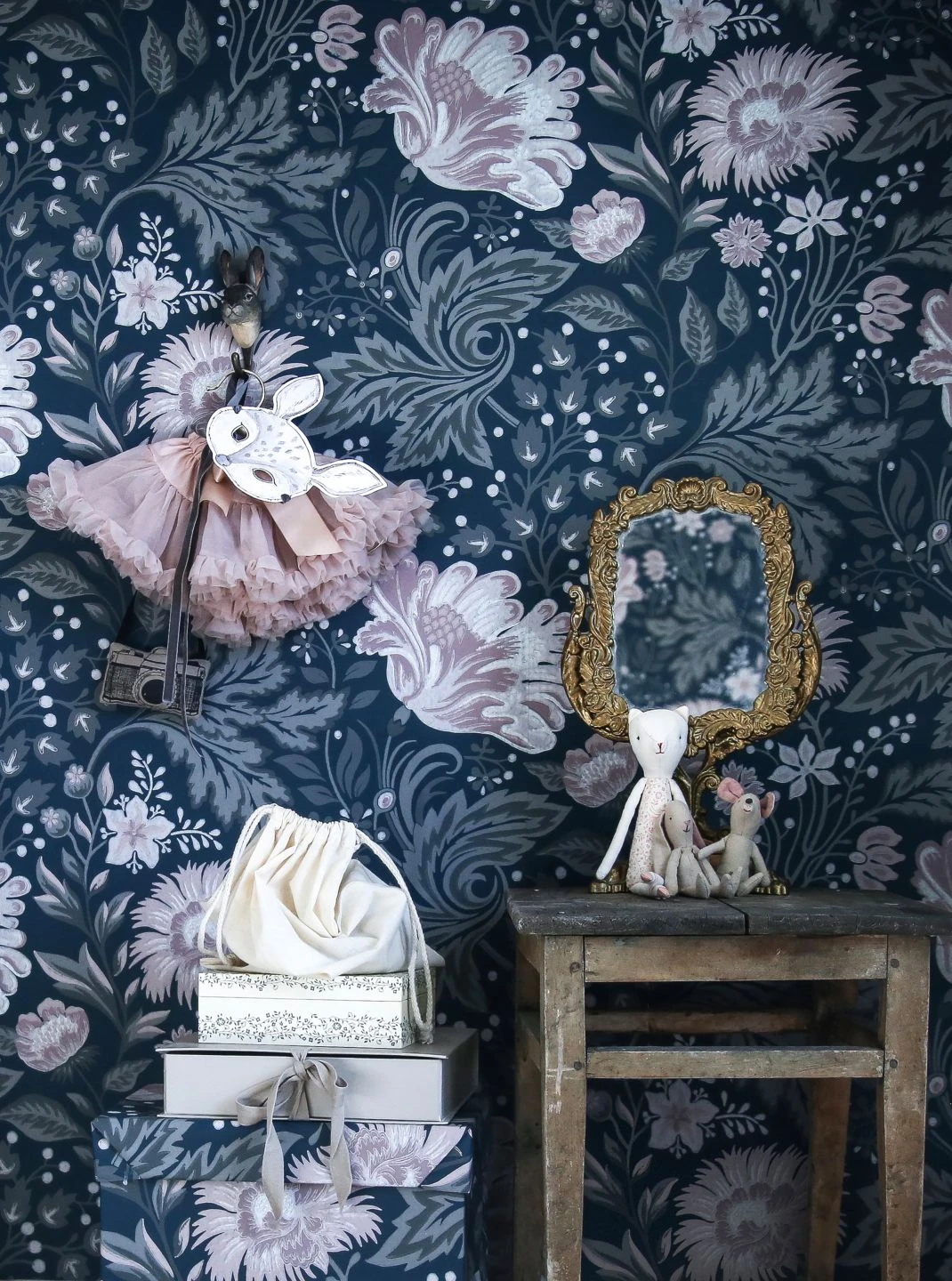 Tapete Ava Blaugrün 5 Tapete Ava Blaugrün – Bild 5