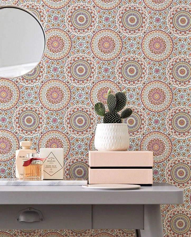 Tapete Avelina Pastellorange 1 Tapete Avelina Pastellorange