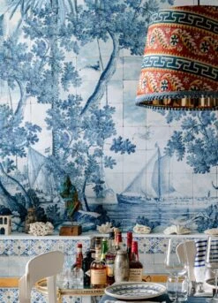 Wandbild Azure Blau -Tapetengeschäft Azure A 725001 2880x1440