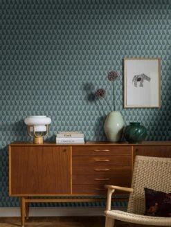 Tapete Balder Graublau 7 Tapete Balder Graublau -Tapetengeschäft Balder A 106185 2880x1440