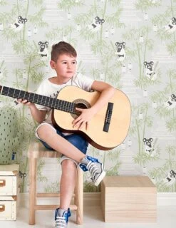 Tapete Bambu Farngrün -Tapetengeschäft Bambu C 389151 2880x1440