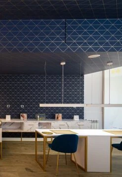 Tapete Biloba Dunkelblau 7 Tapete Biloba Dunkelblau -Tapetengeschäft Biloba C 451372 2880x1440