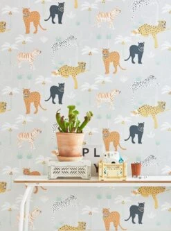 Tapete Black Panther Weissgrau -Tapetengeschäft Black panther B 389251 2880x1440