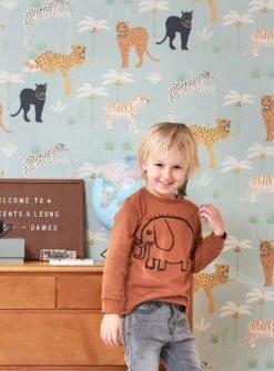 Tapete Black Panther Hellminttürkis 7 Tapete Black Panther Hellminttürkis -Tapetengeschäft Black panther B 389252 2880x1440