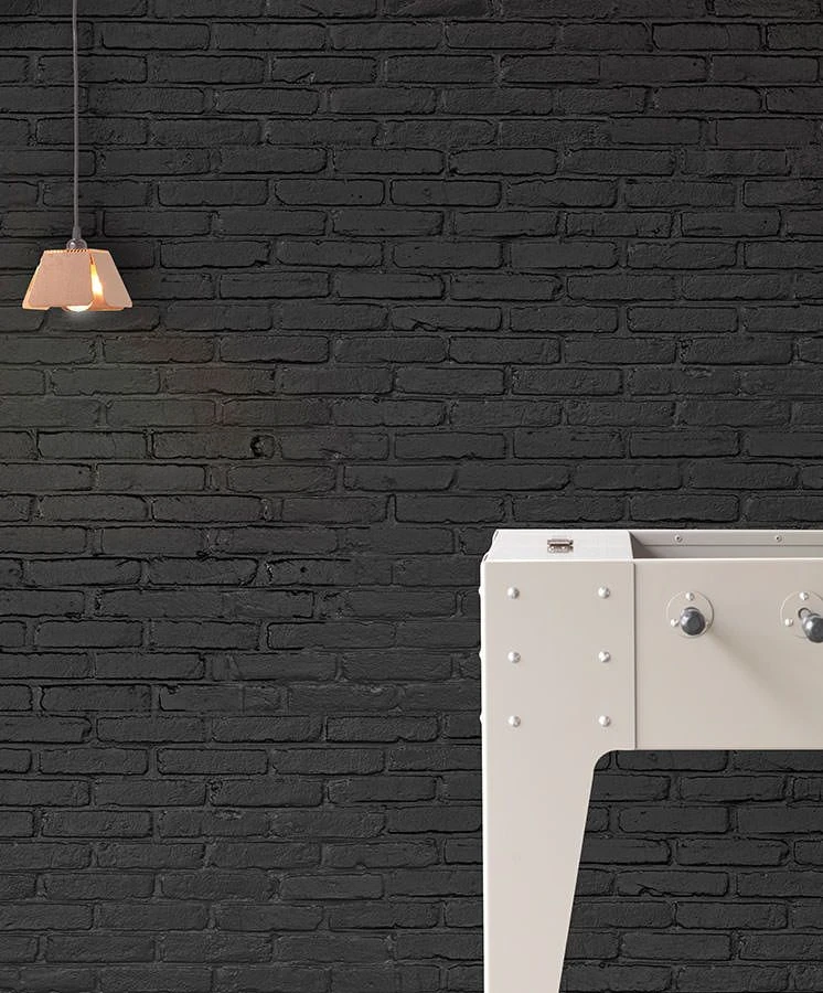 Tapete Bricks 01 Schwarzgrau 1 Tapete Bricks 01 Schwarzgrau