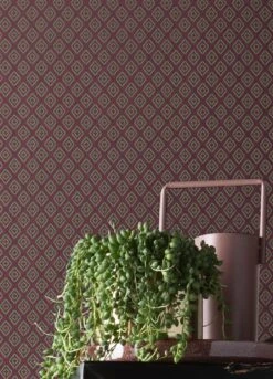 Tapete Calaluna Himbeerrot