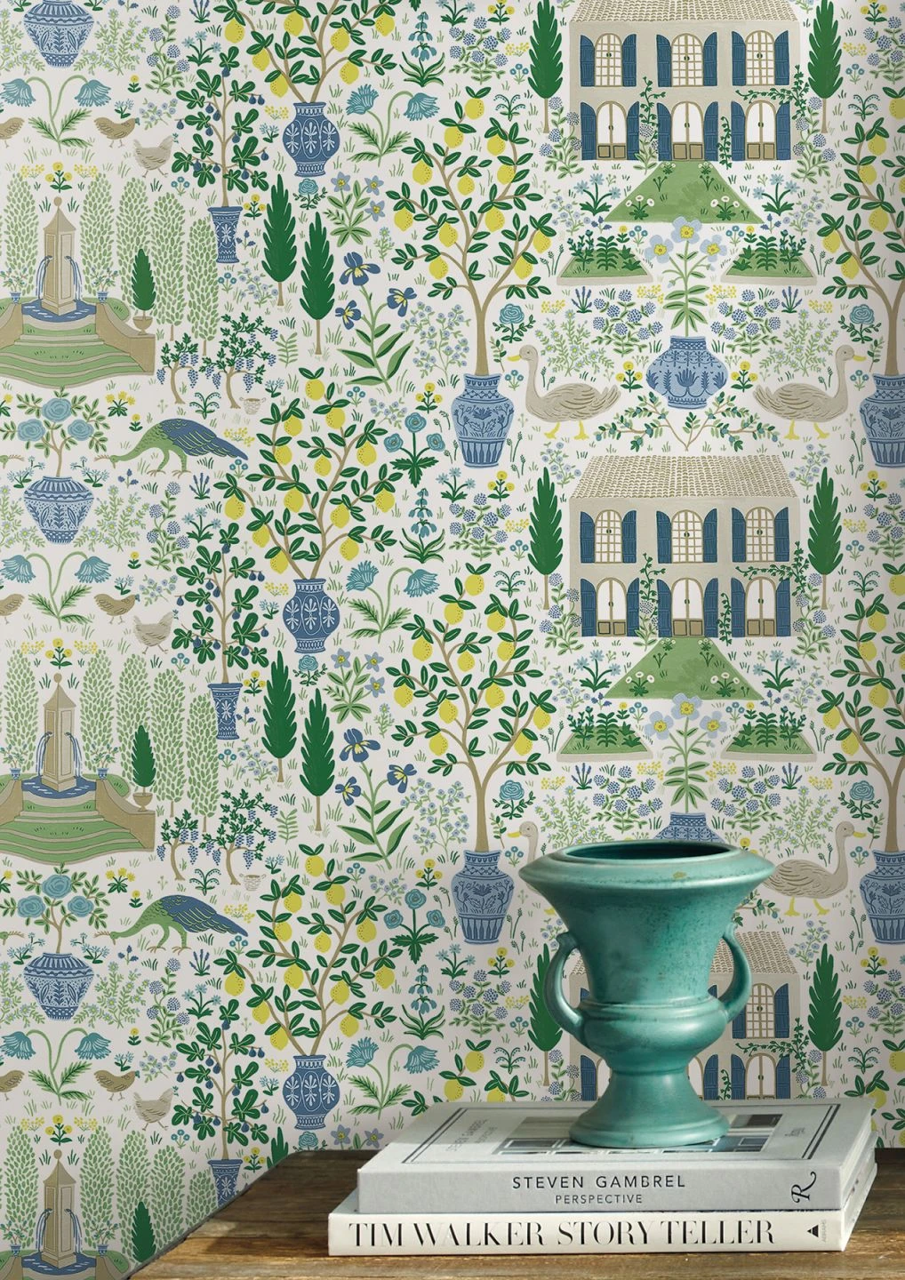 Tapete Camont Pastellblau 1 Tapete Camont Pastellblau