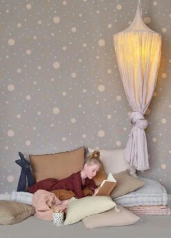 Tapete Confetti Graubeige 7 Tapete Confetti Graubeige -Tapetengeschäft Confetti B 389196 2880x1440