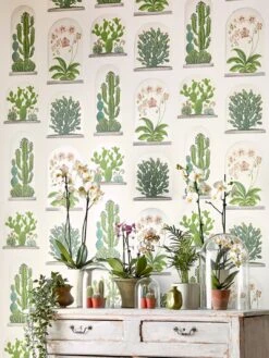 Tapete Coralie Grüntöne -Tapetengeschäft Coralie B 462672 2880x1440