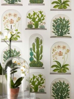 Tapete Coralie Grüntöne