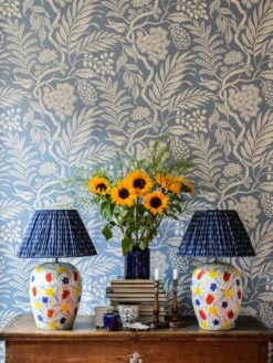 Tapete Cornucopia Taubenblau -Tapetengeschäft Cornucopia B 975182 2880x1440