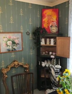 Tapete Danne Minttürkis -Tapetengeschäft Danne D 491032 2880x1440