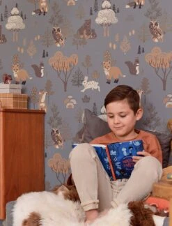 Tapete Deep Forest Blaugrau 7 Tapete Deep Forest Blaugrau -Tapetengeschäft Deep Forest A 389371 2880x1440