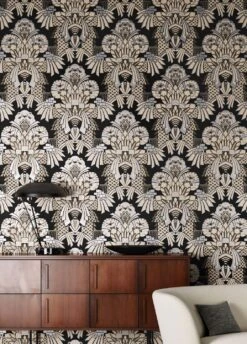 Tapete Demetrius Silber Schimmer -Tapetengeschäft Demetrius B 625731 2880x1440