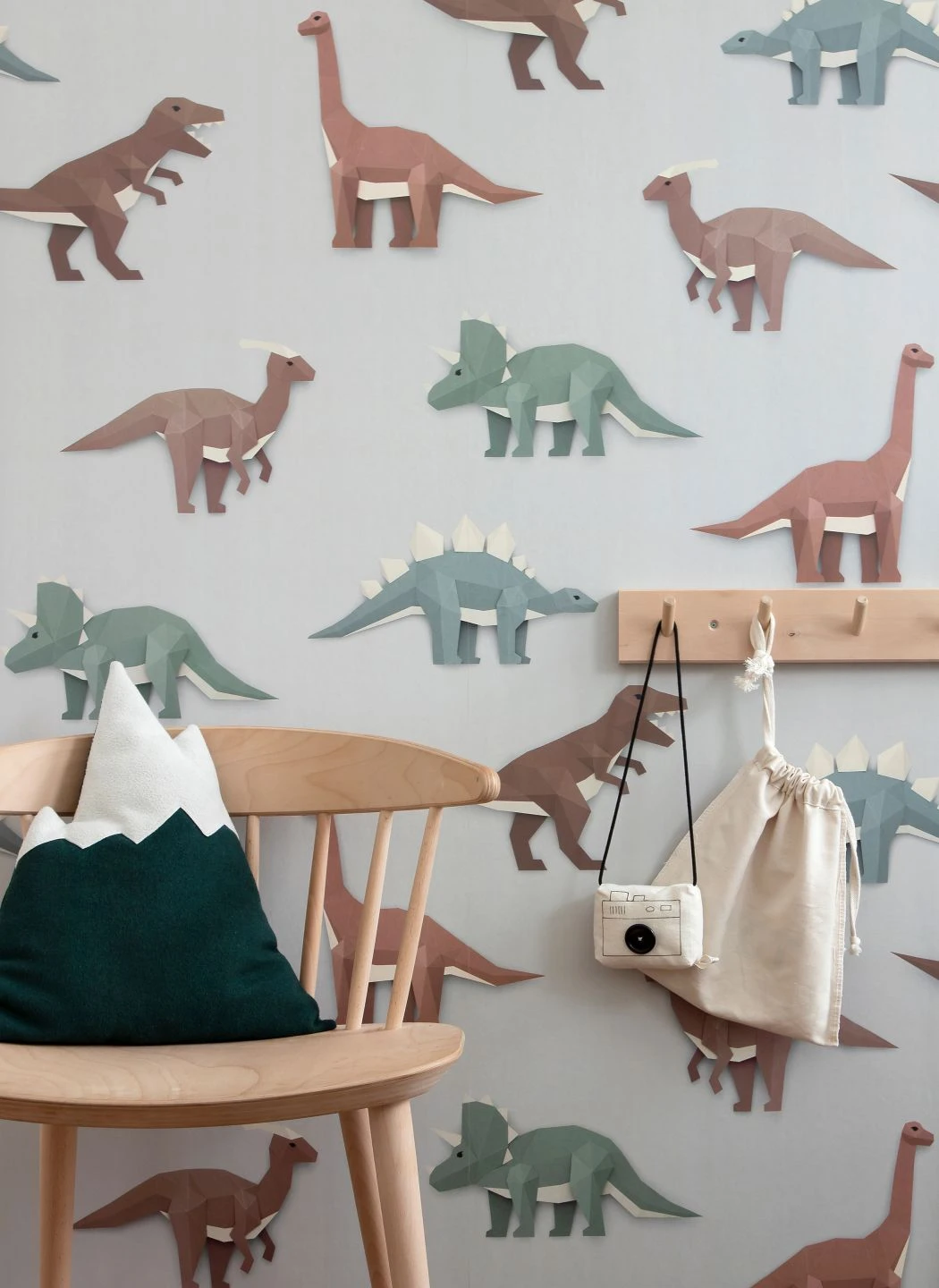 Wandbild Dinosaur 01 Hellgrau 3 Wandbild Dinosaur 01 Hellgrau - Image 3