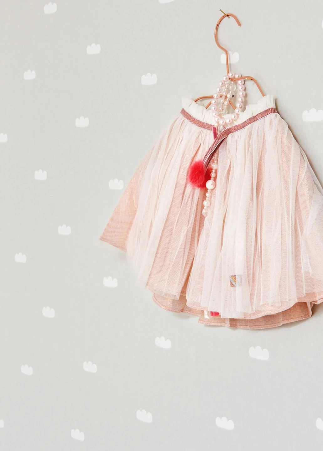 Tapete Dreamy Clouds Blassgrau 1 Tapete Dreamy Clouds Blassgrau