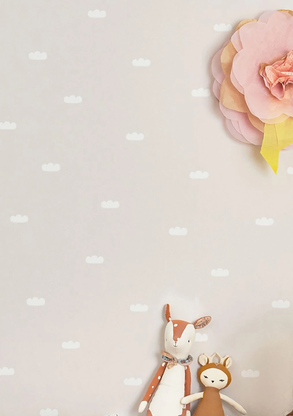 Tapete Dreamy Clouds Creme 1 Tapete Dreamy Clouds Creme