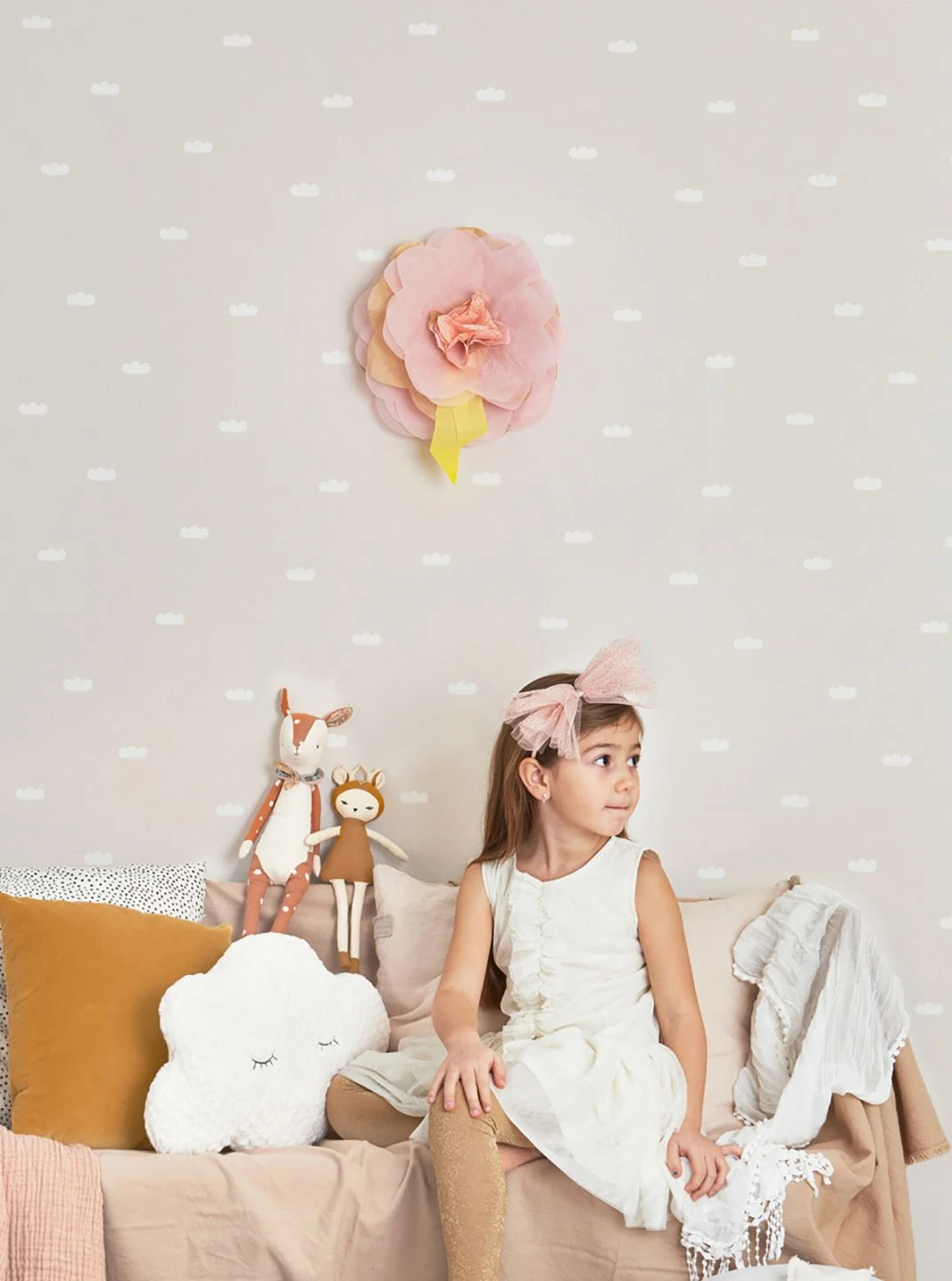 Tapete Dreamy Clouds Creme 3 Tapete Dreamy Clouds Creme - Image 3