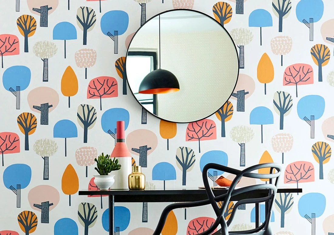 Tapete Elora Blau 1 Tapete Elora Blau