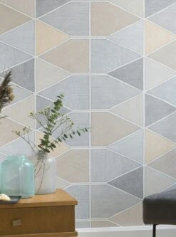 Tapete Enzo Blassbraun