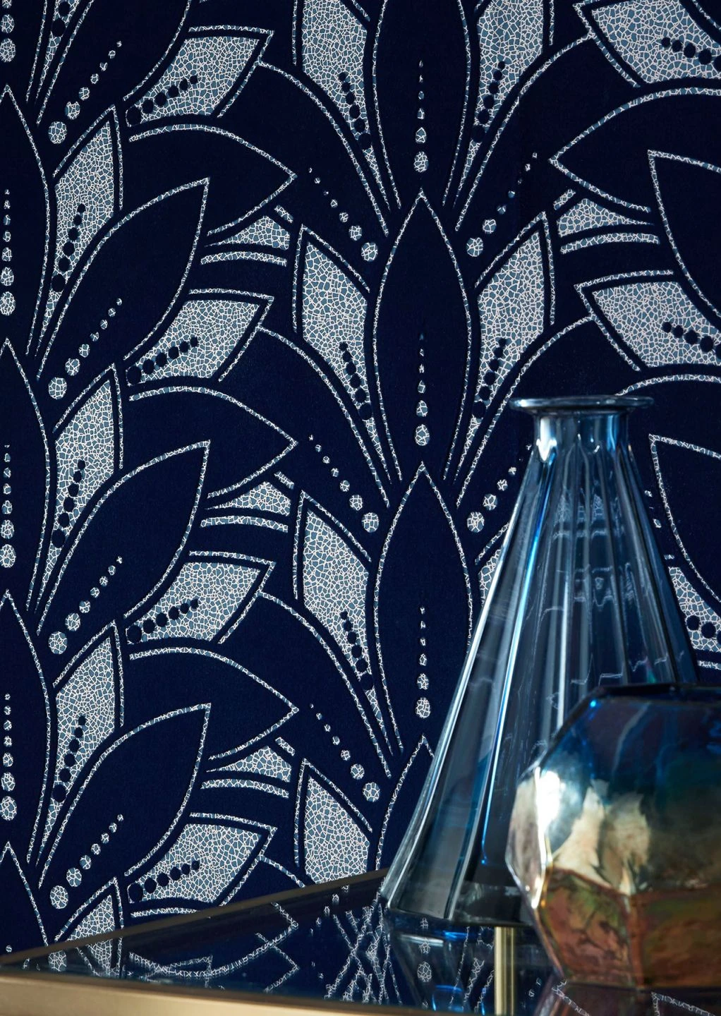 Tapete Fadila Nachtblau 1 Tapete Fadila Nachtblau