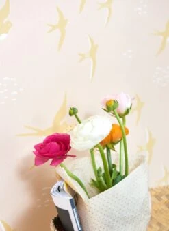 Tapete Follow The Wind Zartrosa -Tapetengeschäft Follow the wind C 389292 2880x1440