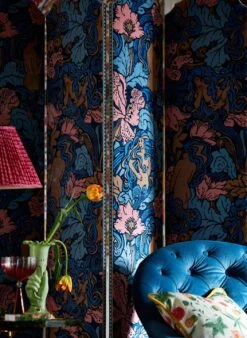 Tapete Forbidden Fruit Blau -Tapetengeschäft Forbidden Fruit B 463221 2880x1440