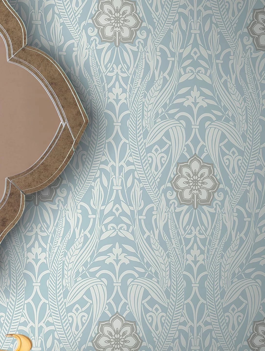 Tapete Gatsby Hellblau 1 Tapete Gatsby Hellblau