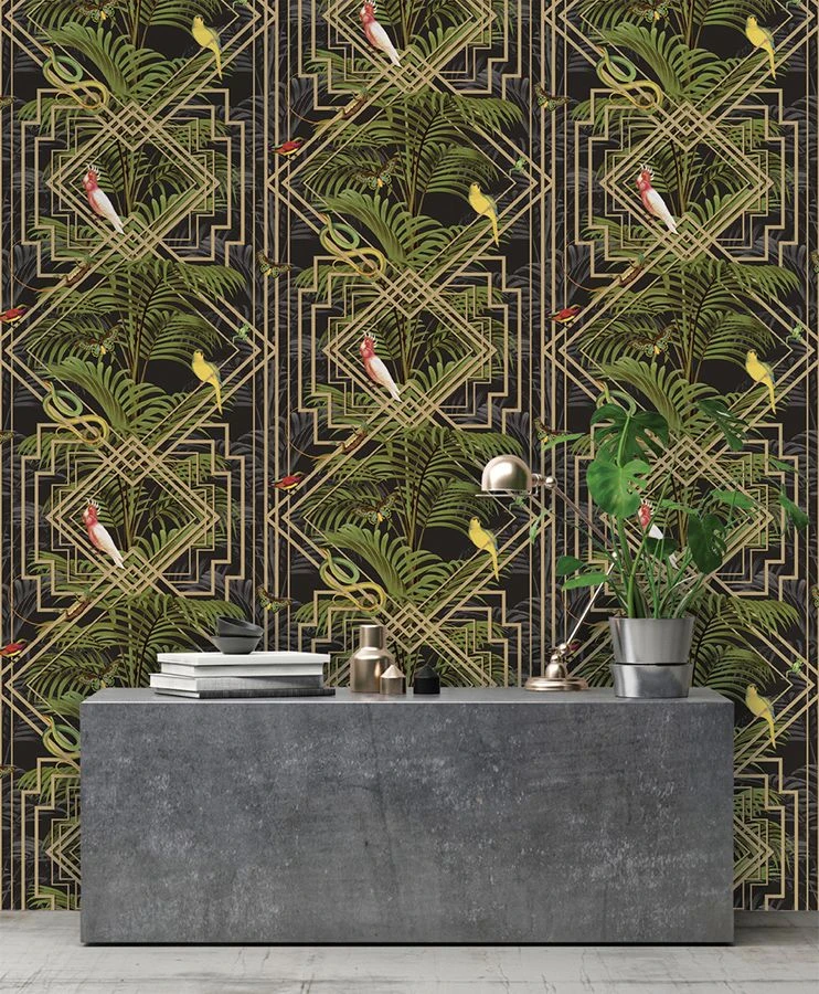 Tapete Grace Farngrün 4 Tapete Grace Farngrün – Bild 4