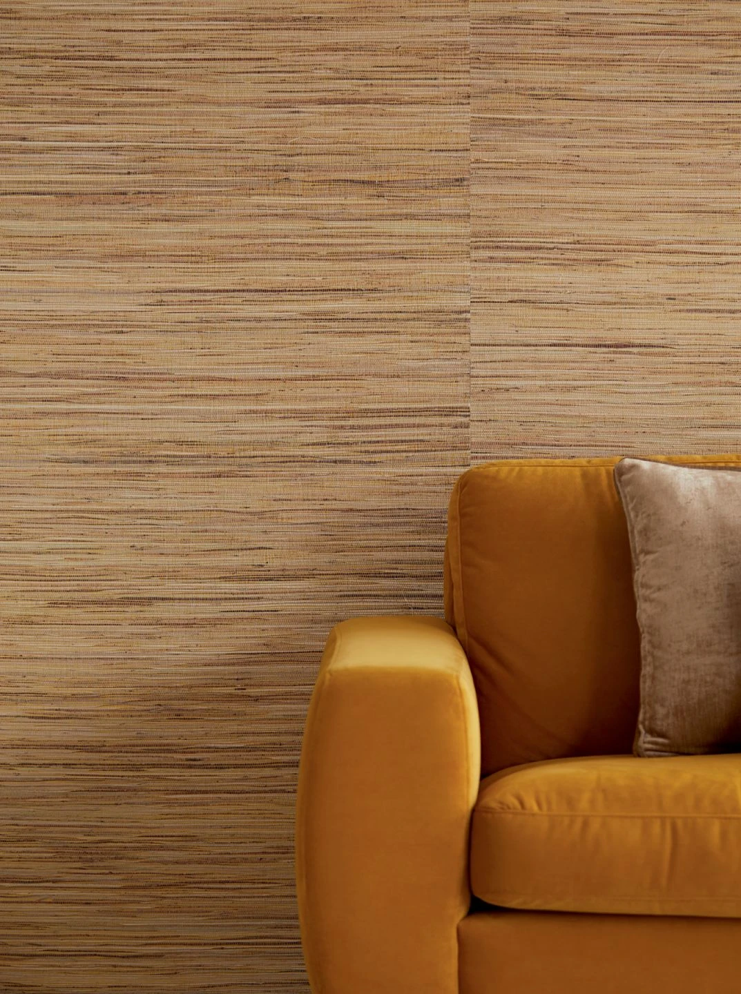 Tapete Grass On Roll 02 Beige 4 Tapete Grass On Roll 02 Beige – Bild 4