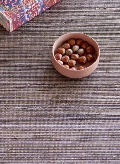 Tapete Grass On Roll 07 Grauviolett