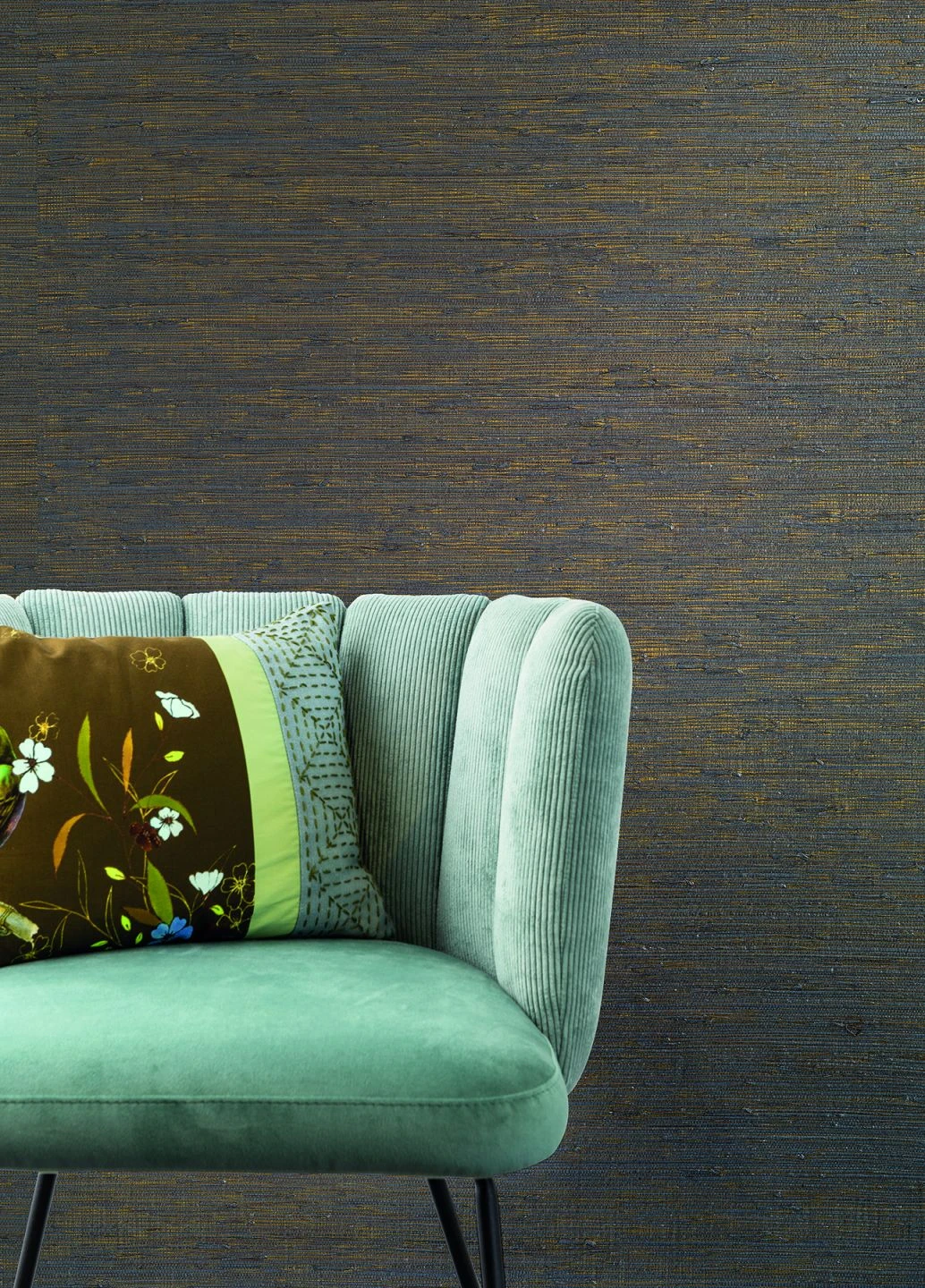 Tapete Grasscloth 11 Gold 4 Tapete Grasscloth 11 Gold - Image 4