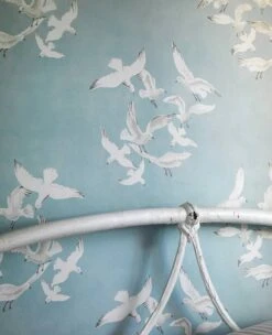 Tapete Greta Pastellhellblau