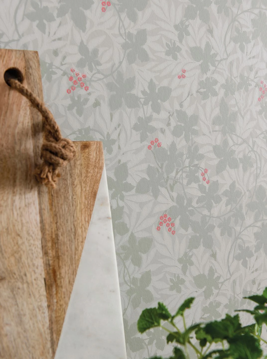 Tapete Gwendolin Moosgrau 1 Tapete Gwendolin Moosgrau