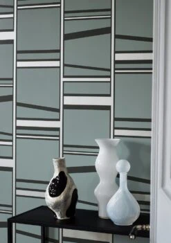 Tapete Havendale Mintgrau