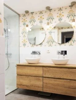 Tapete Hemera Minttürkis -Tapetengeschäft Hemera K 461511 2880x1440