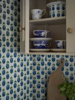 Tapete Henriette Brillantblau -Tapetengeschäft Henriette A 452012 2880x1440