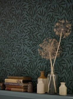 Tapete Herball Hellblaugrau -Tapetengeschäft Herball B 463253 2880x1440