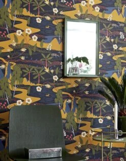 Tapete Hesperia Ocker -Tapetengeschäft Hesperia C 450501 2880x1440