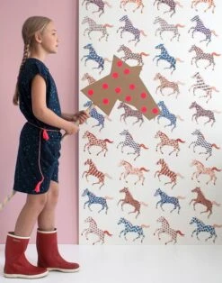 Tapete Horses Blau 7 Tapete Horses Blau -Tapetengeschäft Horses A 310191 2880x1440