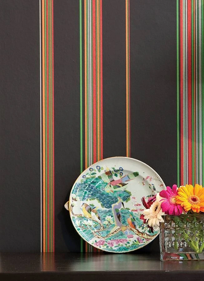 Tapete Hudson Schwarzgrau 1 Tapete Hudson Schwarzgrau