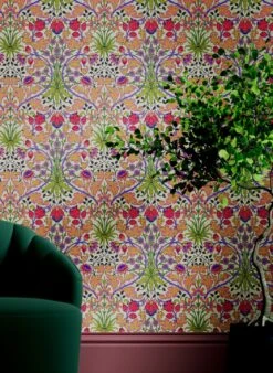 Tapete Hyacinth Gelborange -Tapetengeschäft Hyancinth C 463151 2880x1440