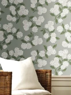 Tapete Hydrangea Grau