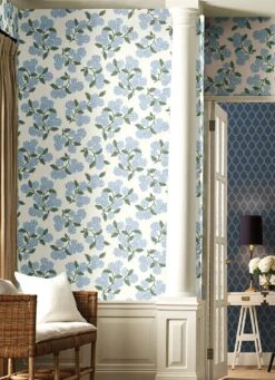 Tapete Hydrangea Weiss -Tapetengeschäft Hydrangea B 790182 2880x1440