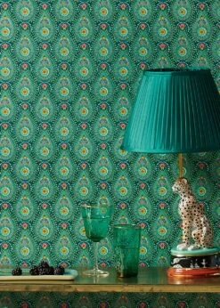 Tapete Imaginarium Dunkelgrün 7 Tapete Imaginarium Dunkelgrün -Tapetengeschäft Imaginarium B 821962 2880x1440