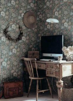 Tapete Isola Grünblau -Tapetengeschäft Isola R 452031 2880x1440